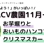 11月ACV農園イベント